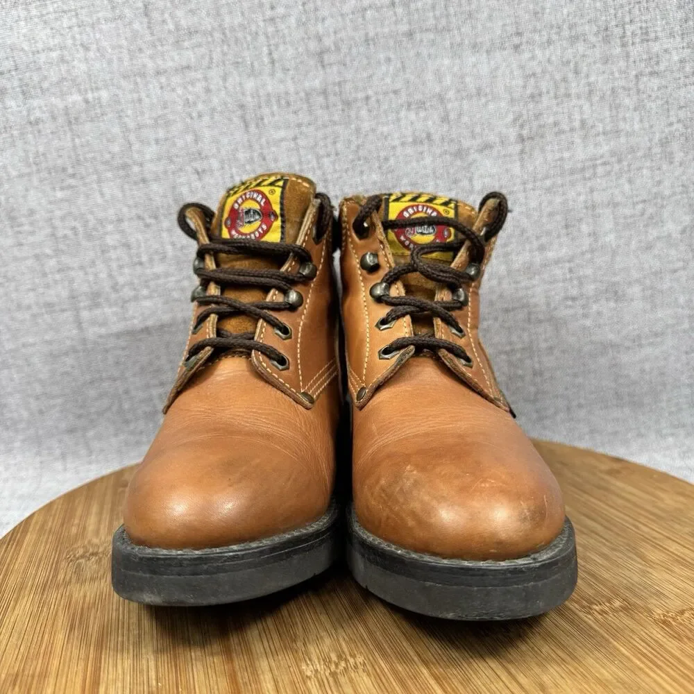 Justin Boots Youth Size 3.5 D Original Work Leather Western